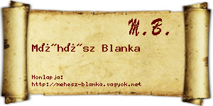 Méhész Blanka névjegykártya