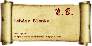 Méhész Blanka névjegykártya